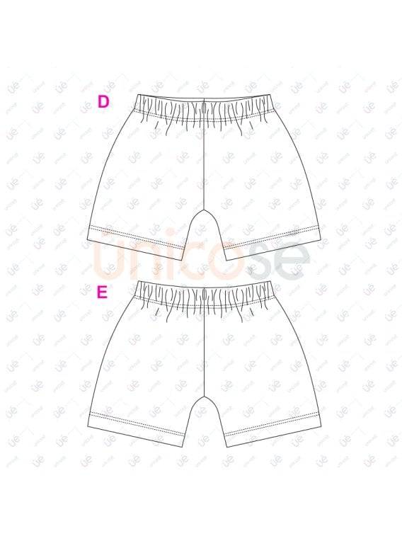 MOLDE SHORT BASICO BEBE 2401