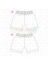 MOLDE SHORT BASICO BEBE 2401