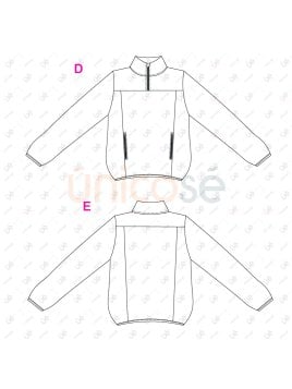 MOLDE POLERON BASICO UNISEX Hpol 2402