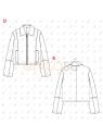 MOLDES CHAQUETA RECTA MUJER 2414