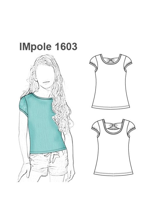 POLERA REMERA BASICA  LAZO EN ESPALDA NI