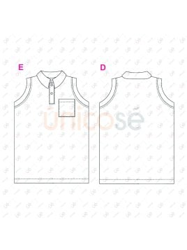 MOLDE POLERA ESCOLAR BASICA 2401