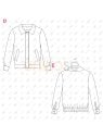 MOLDE TRABAJO CHAQUETA BOMBER RT 2436