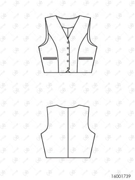 CHALECO CHARRA RT 1739