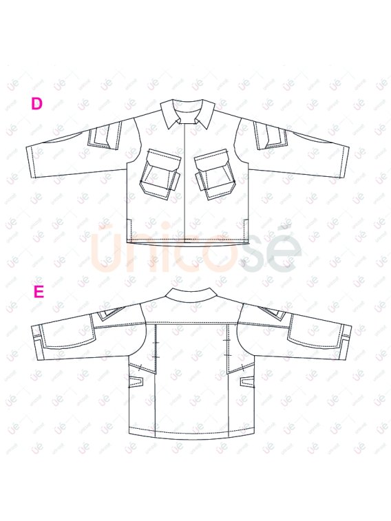 MOLDE CHAQUETA TACTICA HOMBRE RT 2439