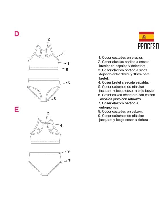 MOLDE CONJUNTO INTERIOR NIÑA 2101