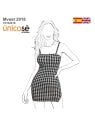 MOLDE VESTIDO SOLERA MUJER 2018