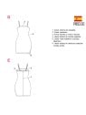 MOLDE VESTIDO SOLERA MUJER 2018