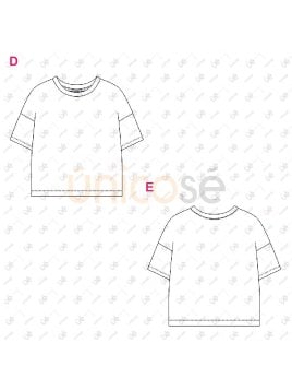 MOLDE POLERA OVERSIZE BEBE 2401