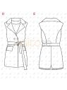 MOLDE ENTERITO BLAZER MUJER 2404