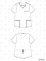 MOLDE TRABAJO BLUSA SANITARIA 2440