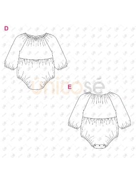 MOLDE BODY ENTERITO  BEBE 2403