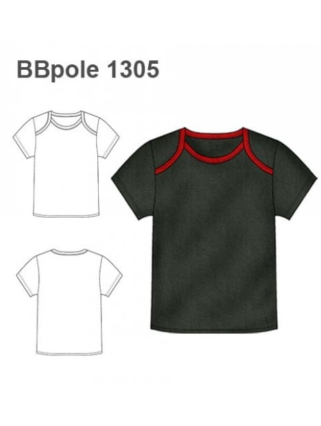 POLERA RECTA MANGA PEGADA