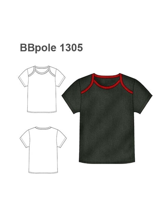 POLERA RECTA MANGA PEGADA