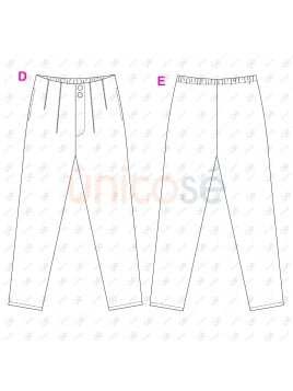 MOLDE PANTALON CLASICO NIÑA 2401