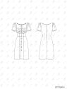 MOLDE VESTIDO MIDI MUJER 2414