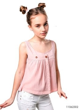 MOLDE BLUSA SIN MANGAS NIÑA 2302