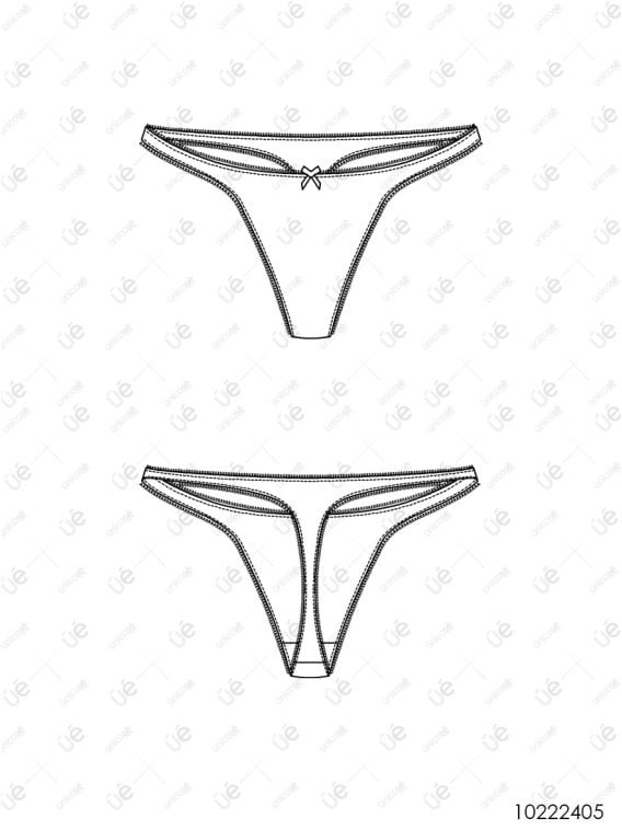 MOLDE INTERIOR CALZON TANGA MUJER 2405