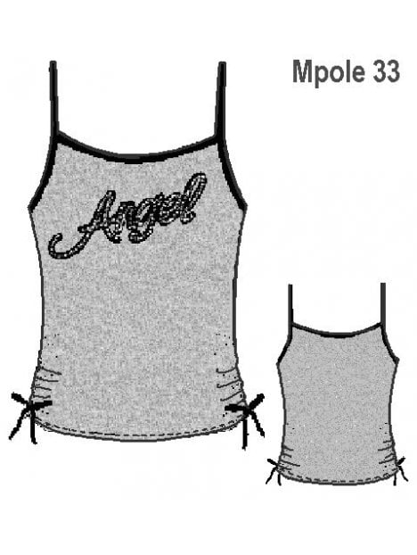 POLERA COSTADOS RECOGIDOS MUJER, PABILOS