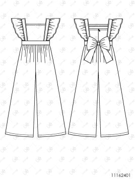 MOLDE ENTERITO LARGO NIÑA 2401