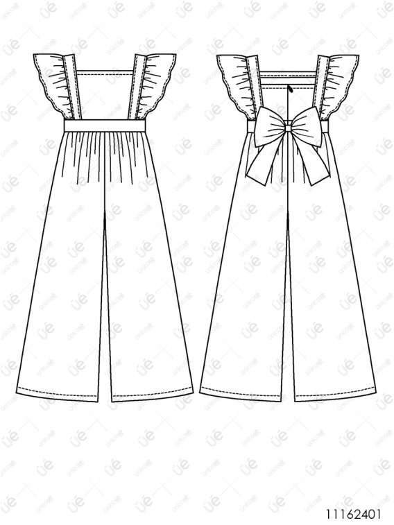 MOLDE ENTERITO LARGO NIÑA 2401