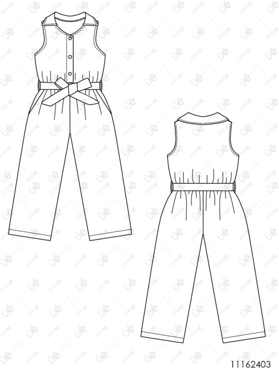 MOLDE ENTERITO LARGO NIÑA 2403