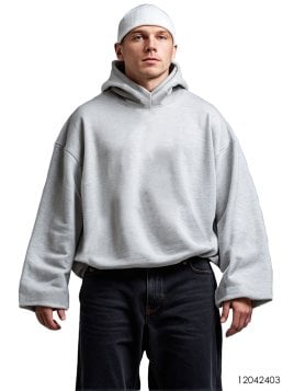 MOLDE POLERON HOODIE OVERSIZE HOMBRE 2402