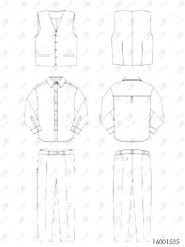 MOLDE TRAJE NORTINO RT 1535