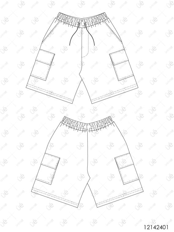 MOLDE SHORT CARGO HOMBRE 2401