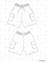 MOLDE SHORT CARGO HOMBRE 2401