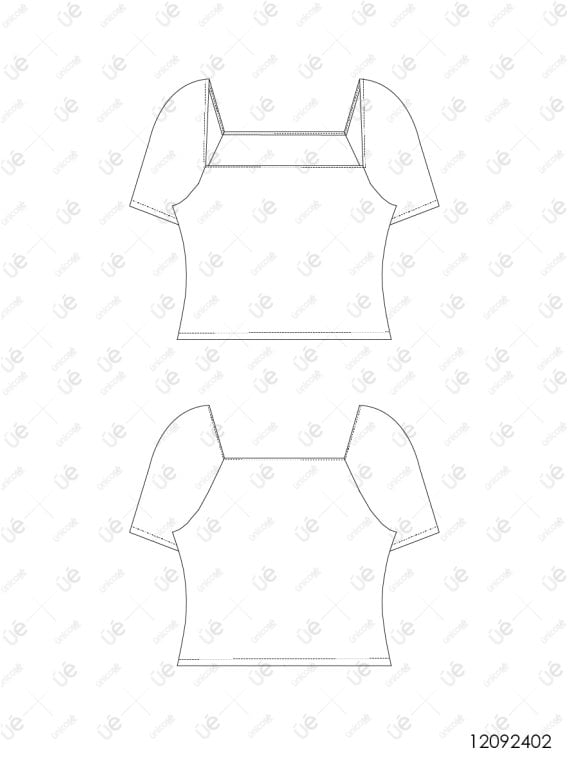 MOLDE TOP CROP MUJER 2403