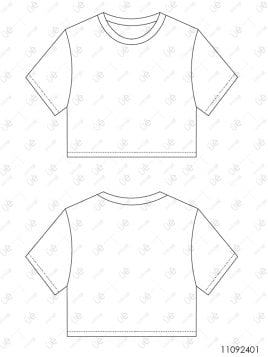 MOLDE POLERA PUPERA NIÑA 2401