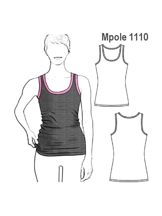 MOLDE: POLERA MUSCULOSA MUJER 1110