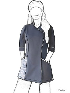 MOLDE TRABAJO CHAQUETA CHEF 2441