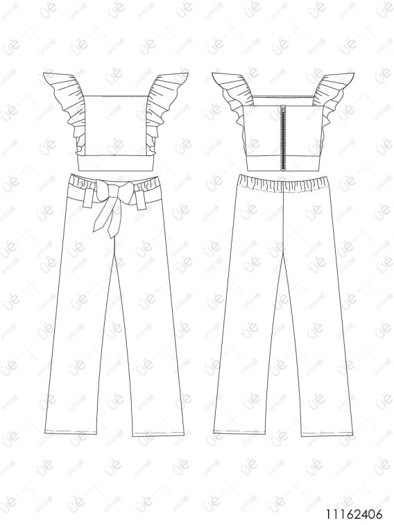 MOLDE ENTERITO CONJUNTO NIÑA 2406