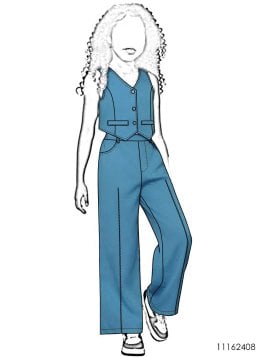 MOLDE ENTERITO CONJUNTO NIÑA 2408