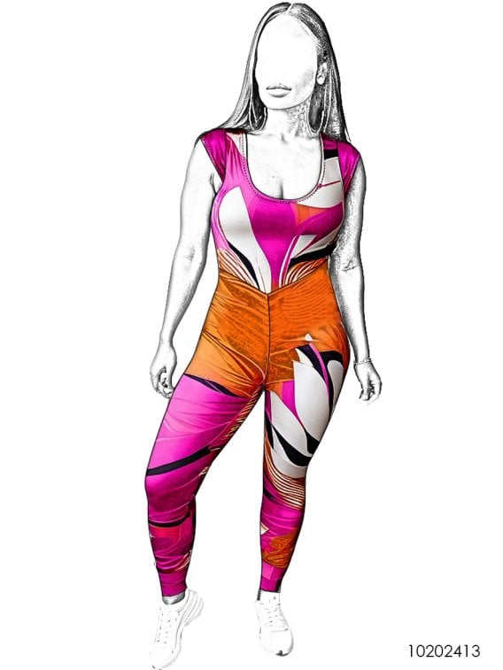 MOLDE DEPORTE CATSUIT MUJER 2413