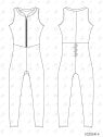 MOLDE DEPORTE CATSUIT MUJER 2415