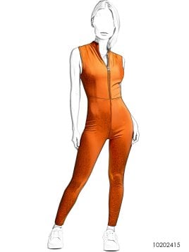 MOLDE DEPORTE CATSUIT MUJER 2415