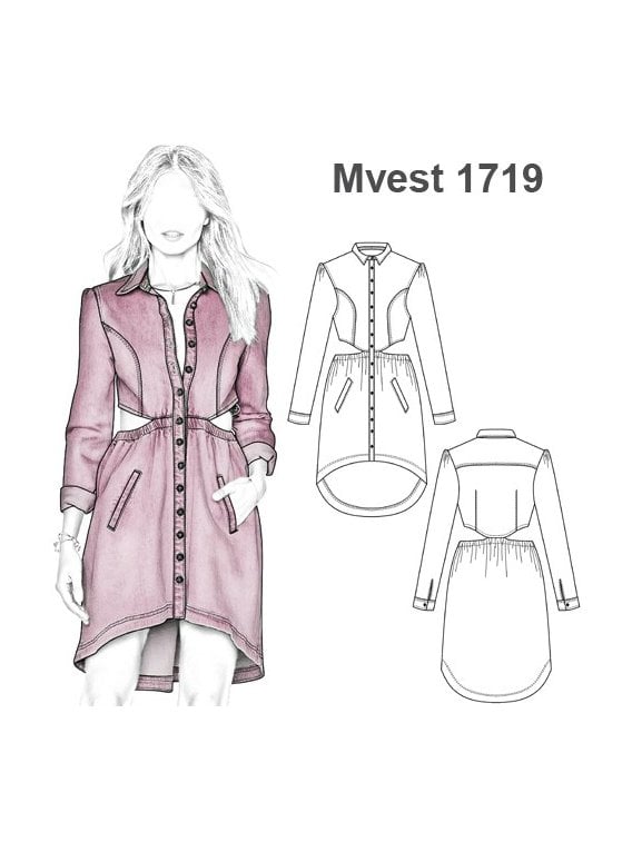 VESTIDO CAMISERO MULLET MUJER