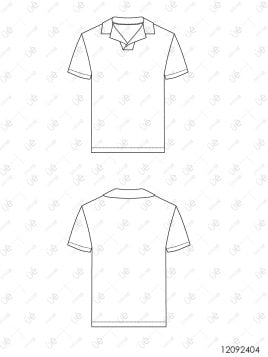 MOLDE POLERA TEJIDA HOMBRE 2404