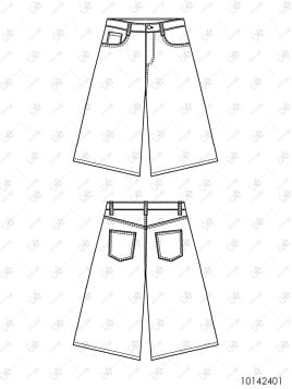 MOLDE SHORT BERMUDA MUJER 2401