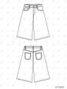 MOLDE SHORT BERMUDA MUJER 2401