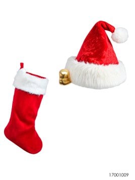 GORRO Y BOTA NAVIDAD ACC 1009