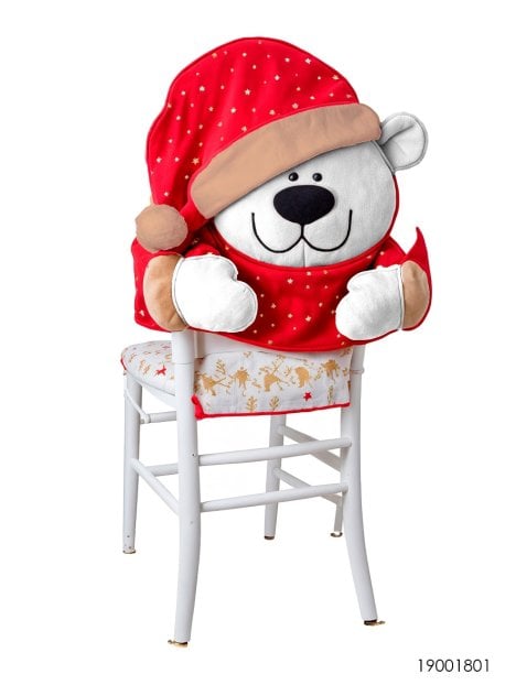 FUNDA SILLA OSO NAVIDAD MAN 1801