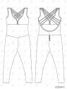 MOLDE DEPORTE CATSUIT MUJER 2419