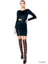 MOLDE VESTIDO ASIMETRICO MUJER 2229