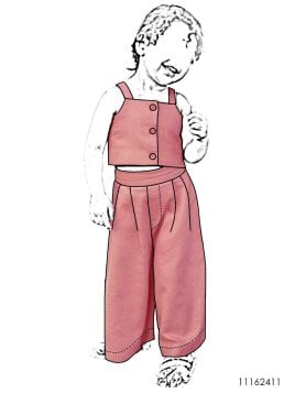 MOLDE ENTERITO CONJUNTO NIÑA 2411