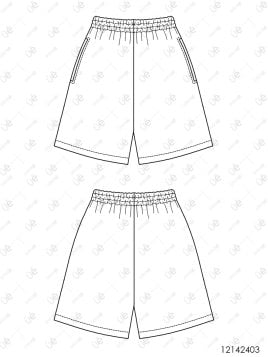 MOLDE SHORT OVERSIZE HOMBRE 2403