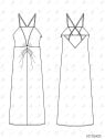 MOLDE VESTIDO MIDI MUJER 2420
